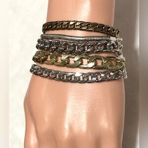 Jenny Bird Mixed Metal Chain Bracelet